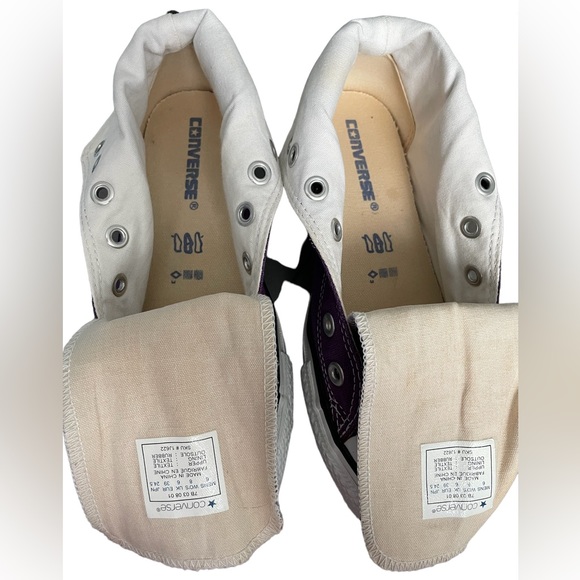 Converse Chuck 70 Nightshade Purple Canvas Unisex Sneakers Vtg Sz 6(M), 8 (W) - Picture 9 of 14